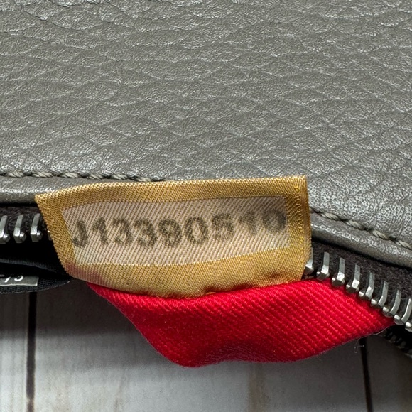 Dooney & Bourke Grey Pebble Grain Leather Hobo Shoulder Bag - Picture 10 of 11